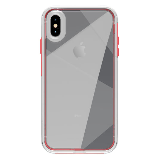 LifeProof iPhone Xs Max Slam Graphics Series, Whats The Angle (Clear/White/Coral