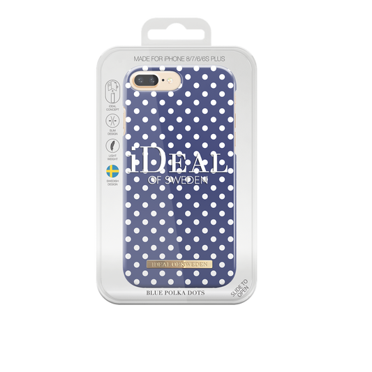 iDeal Of Sweden iPhone 7 Plus Fashion Case S/S 2017, Blue Polka Dots
