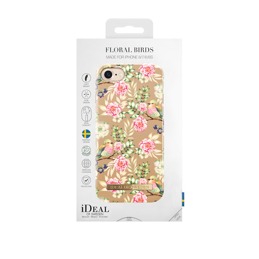 iDeal Of Sweden iPhone 8 Fashion Case A/W 17-18, Champagne Birds