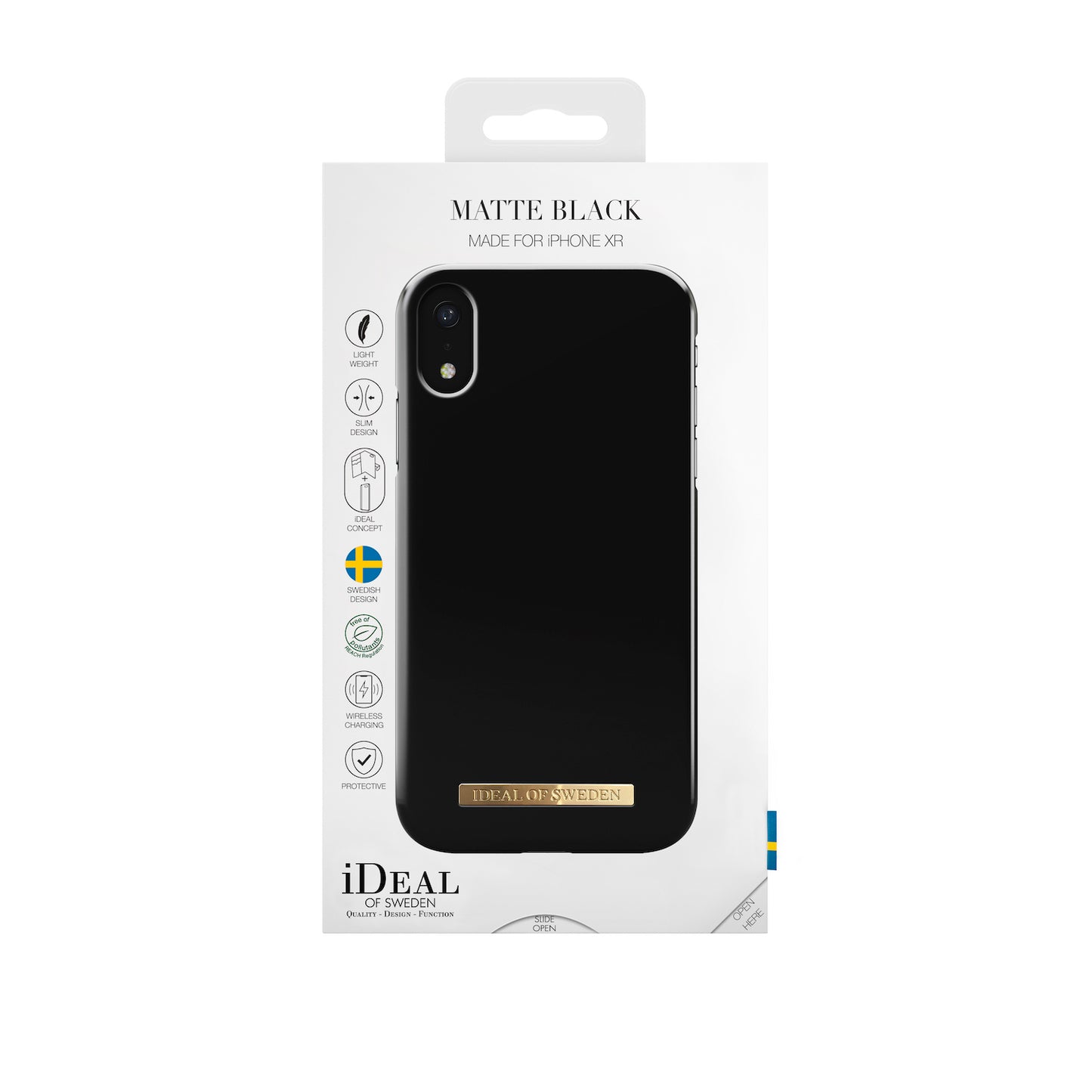 iDeal Of Sweden iPhone XR Fashion Case, Matte Black