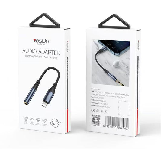 Yesido YAU37 Lightning to 3.5mm Audio Adapter