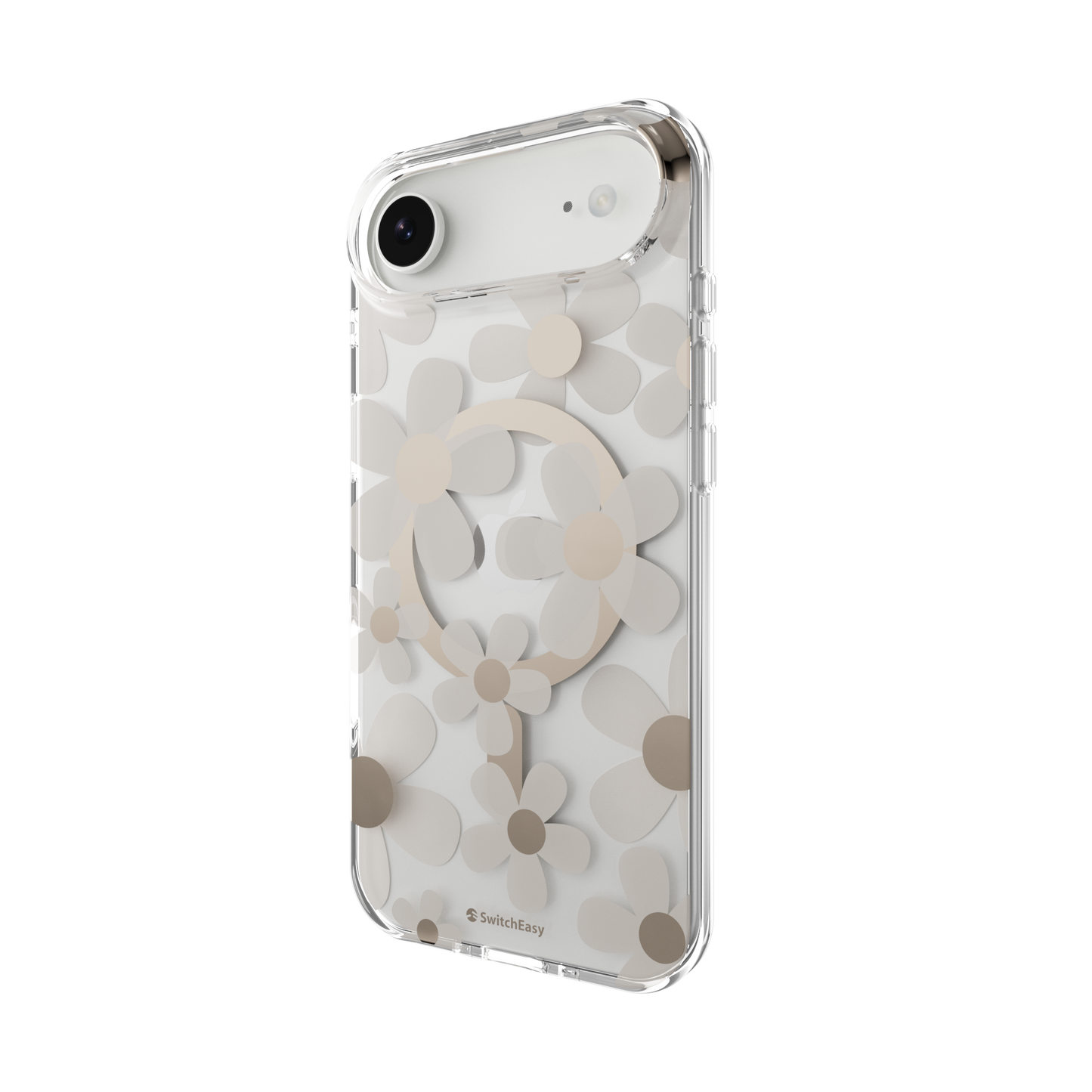 The Digital Gadgets (Terminal 2) – Phone Cases – SwitchEasy iPhone 17 Air Fleur M 3D Patterned Protective Case, Golden…