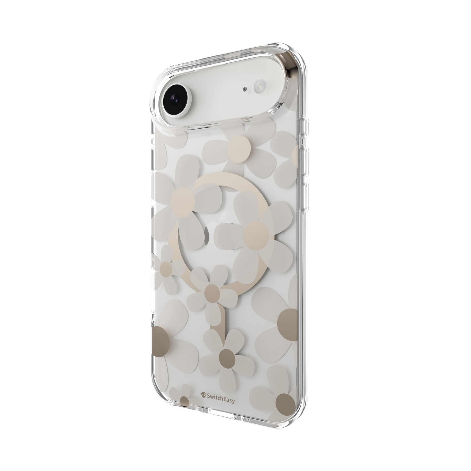 The Digital Gadgets (Terminal 2) – Phone Cases – SwitchEasy iPhone 17 Air Fleur M 3D Patterned Protective Case, Golden…