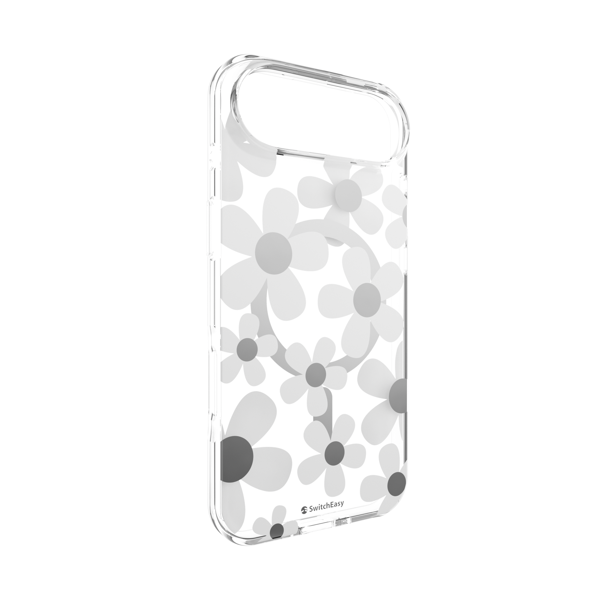 The Digital Gadgets (Terminal 2) – Phone Cases – SwitchEasy iPhone 17 Air Fleur M 3D Patterned Protective Case, White