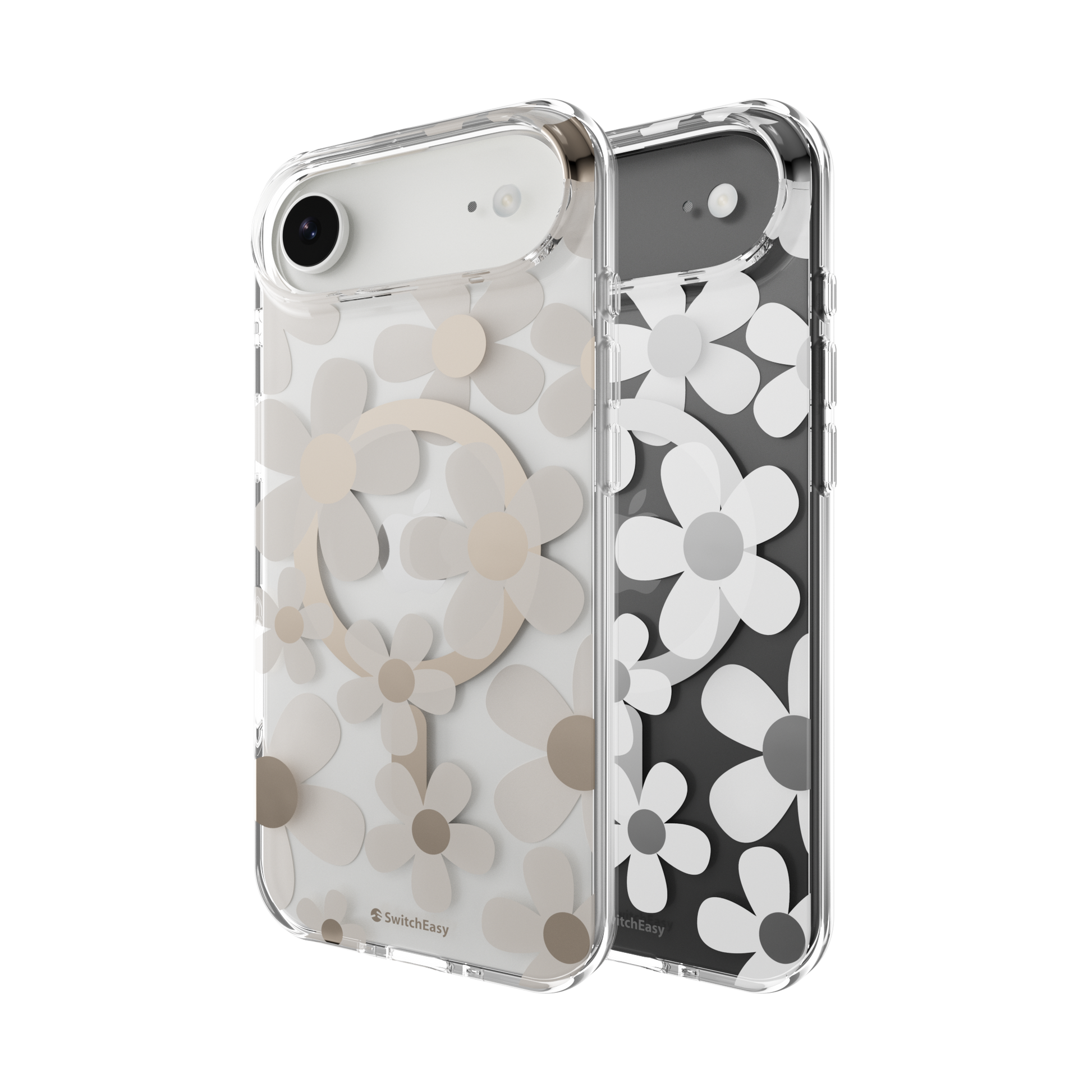 The Digital Gadgets (Terminal 2) – Phone Cases – SwitchEasy iPhone 17 Air Fleur M 3D Patterned Protective Case, White