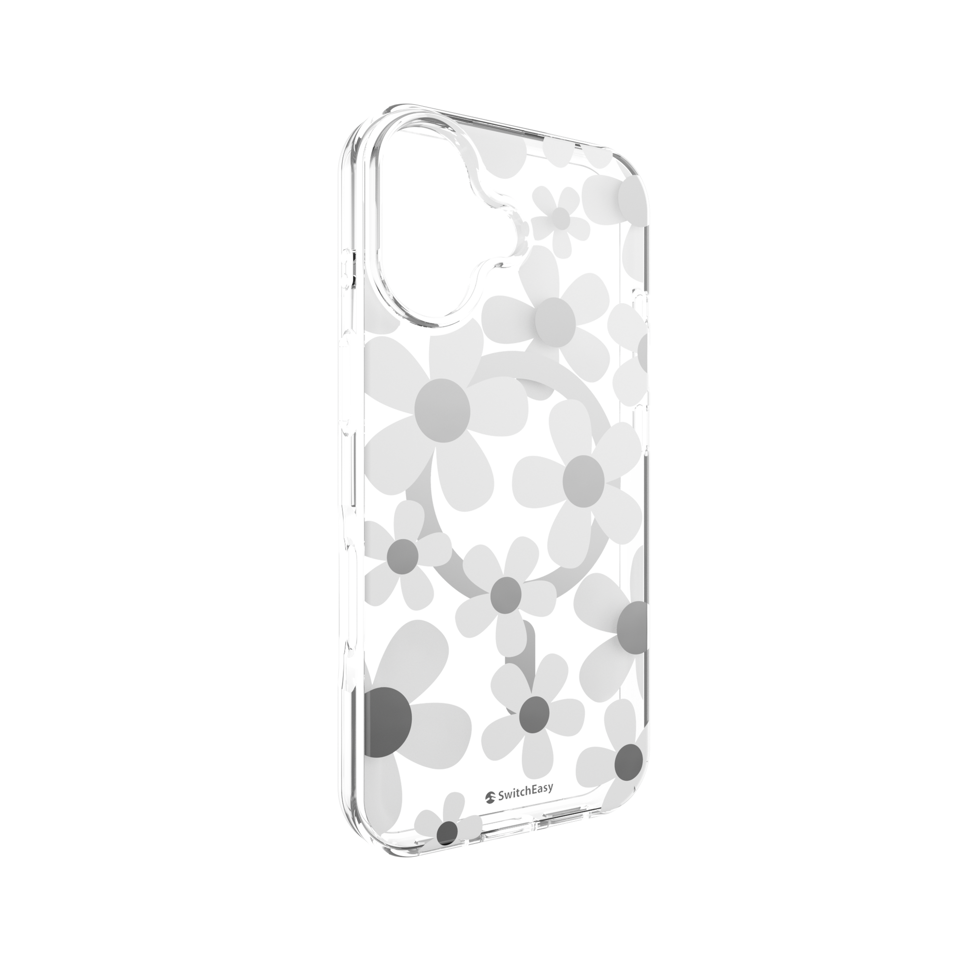 The Digital Gadgets (Terminal 2) – Phone Cases – SwitchEasy iPhone 17 Fleur M 3D Patterned Protective Case, White