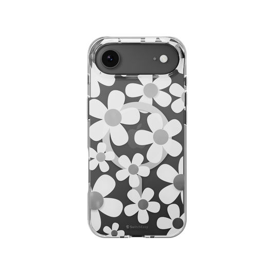 The Digital Gadgets (Terminal 2) – Phone Cases – SwitchEasy iPhone 17 Air Fleur M 3D Patterned Protective Case, White