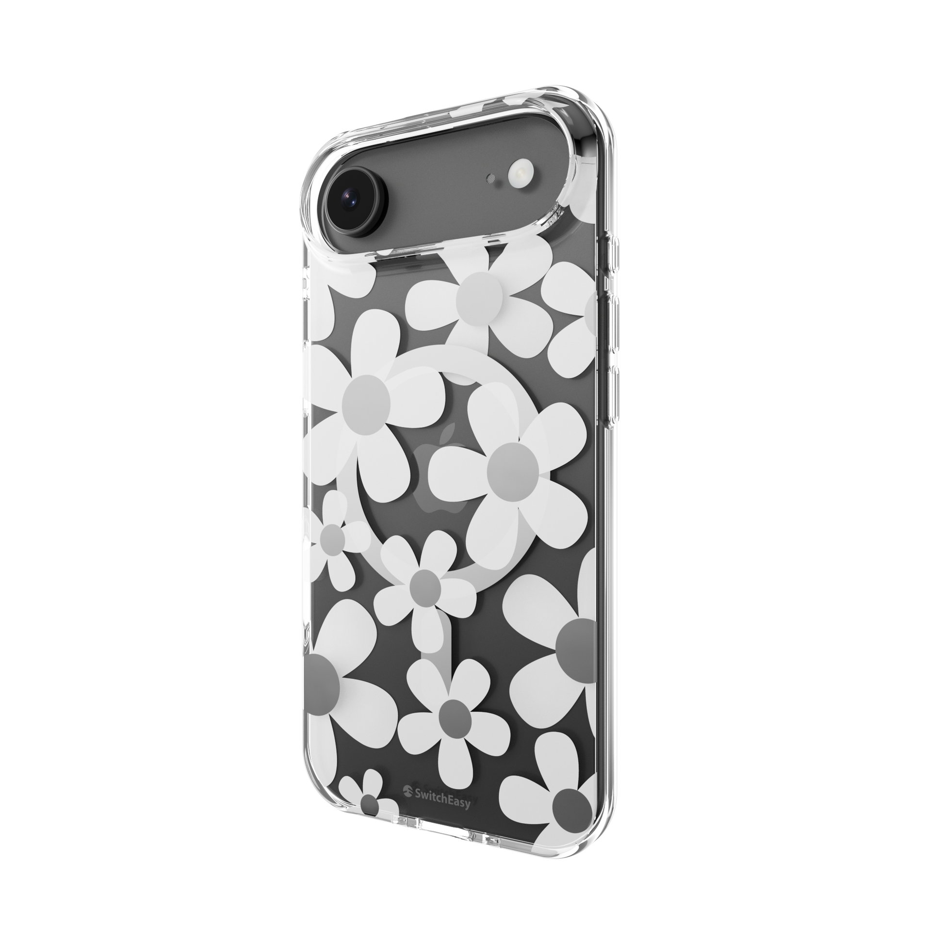 The Digital Gadgets (Terminal 2) – Phone Cases – SwitchEasy iPhone 17 Air Fleur M 3D Patterned Protective Case, White