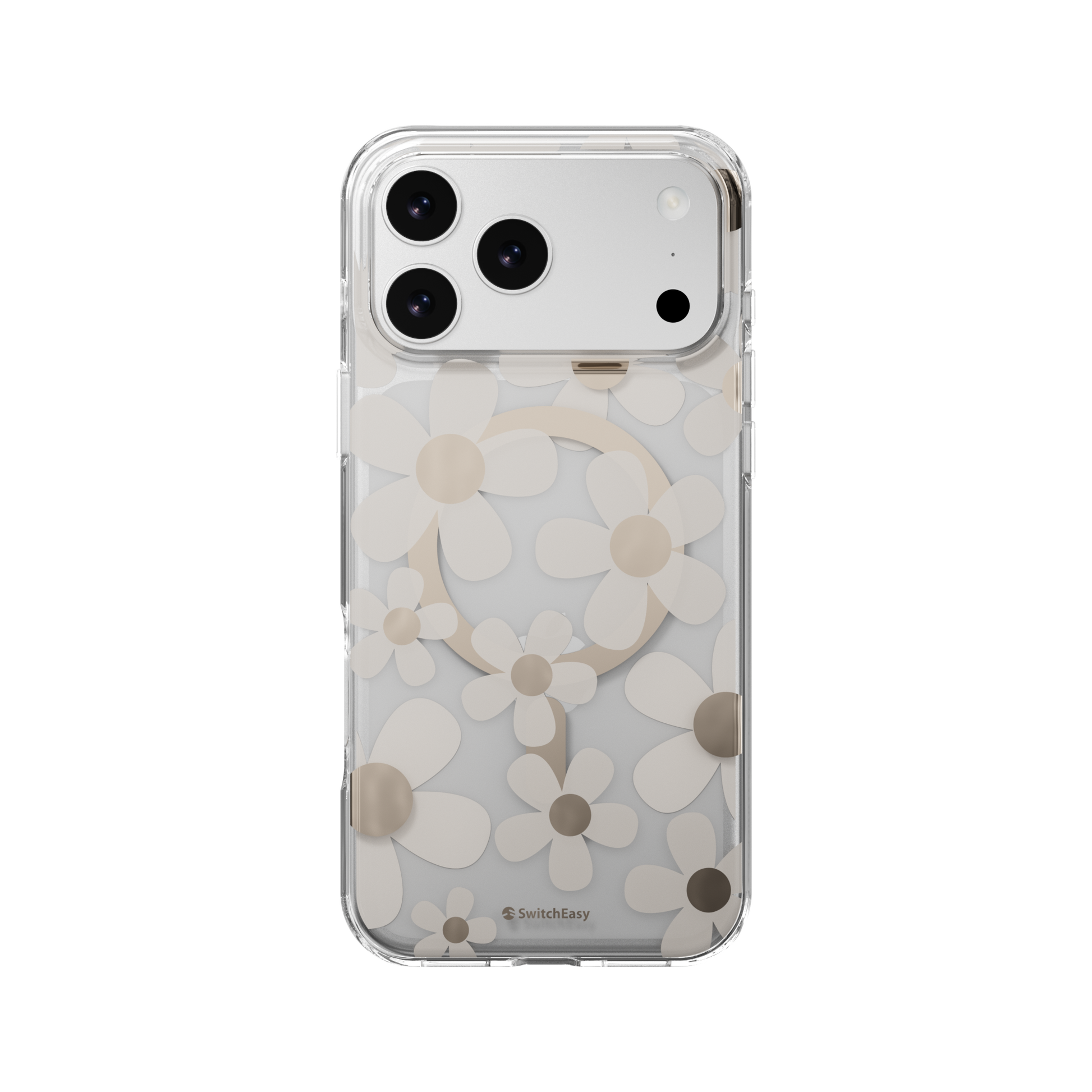 The Digital Gadgets (Terminal 2) – Phone Cases – SwitchEasy iPhone 17 Pro Max Fleur M 3D Patterned Protective Case, Gol…