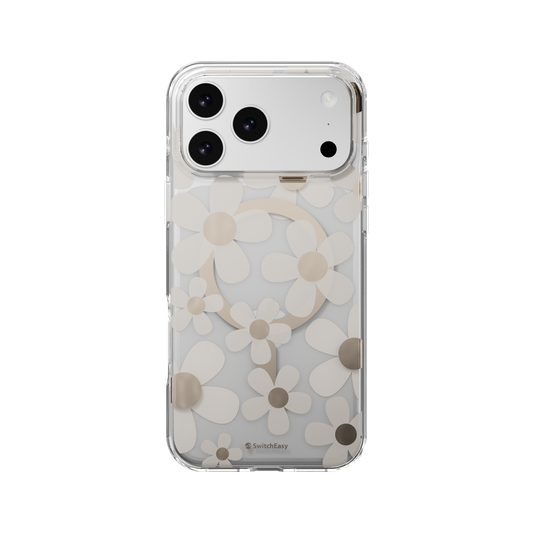 The Digital Gadgets (Terminal 2) – Phone Cases – SwitchEasy iPhone 17 Pro Max Fleur M 3D Patterned Protective Case, Gol…