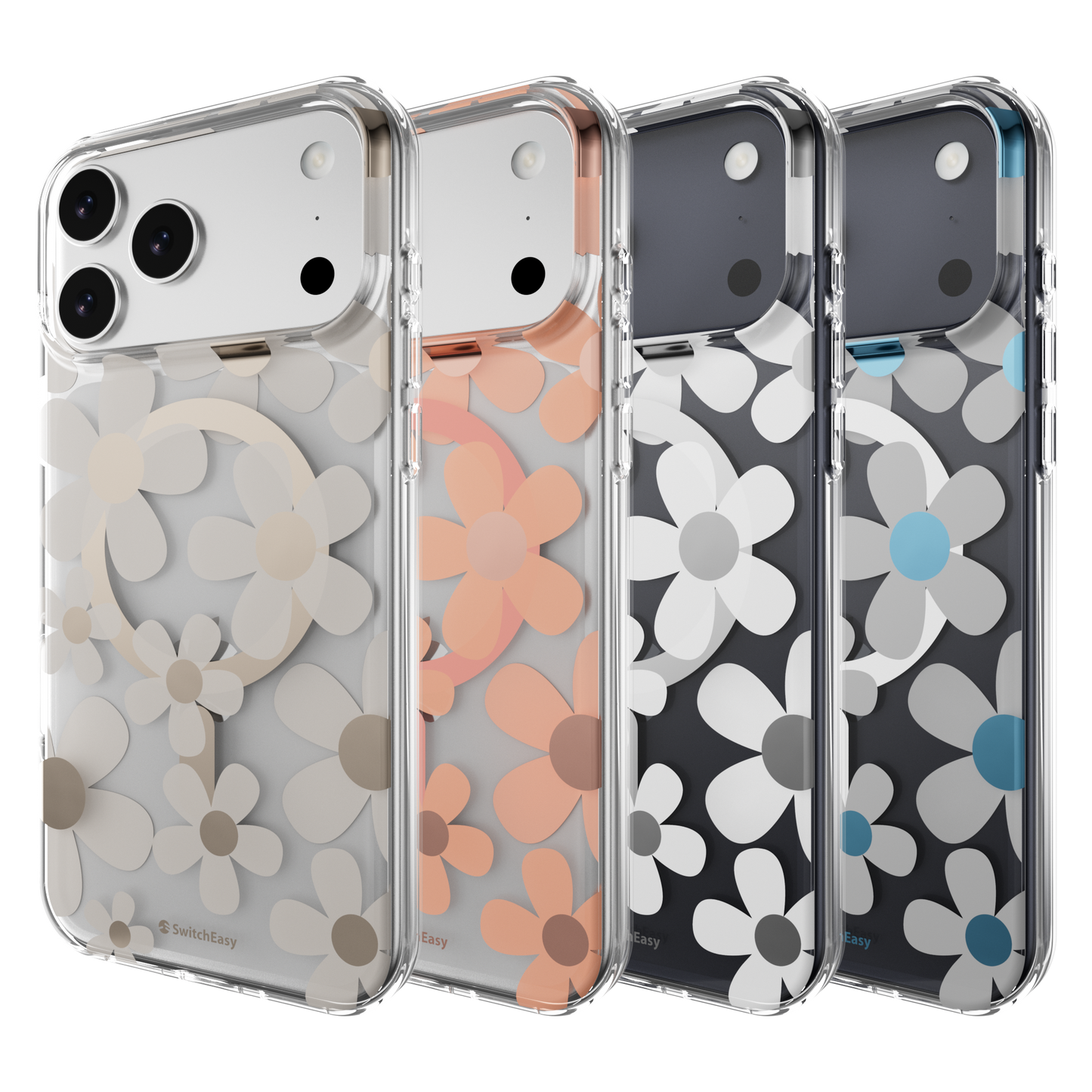 The Digital Gadgets (Terminal 2) – Phone Cases – SwitchEasy iPhone 17 Pro Max Fleur M 3D Patterned Protective Case, Gol…