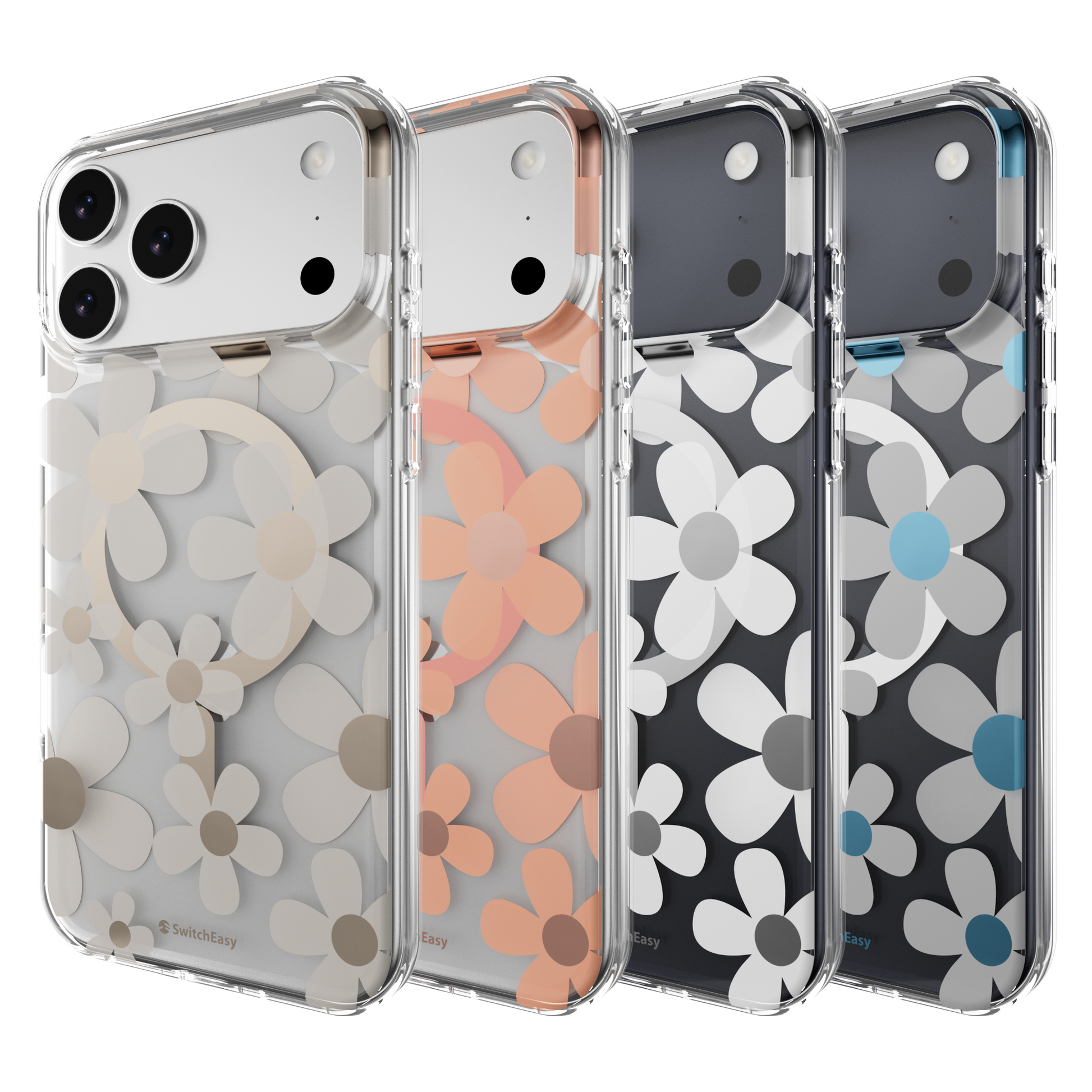 The Digital Gadgets (Terminal 2) – Phone Cases – SwitchEasy iPhone 17 Pro Max Fleur M 3D Patterned Protective Case, Gol…