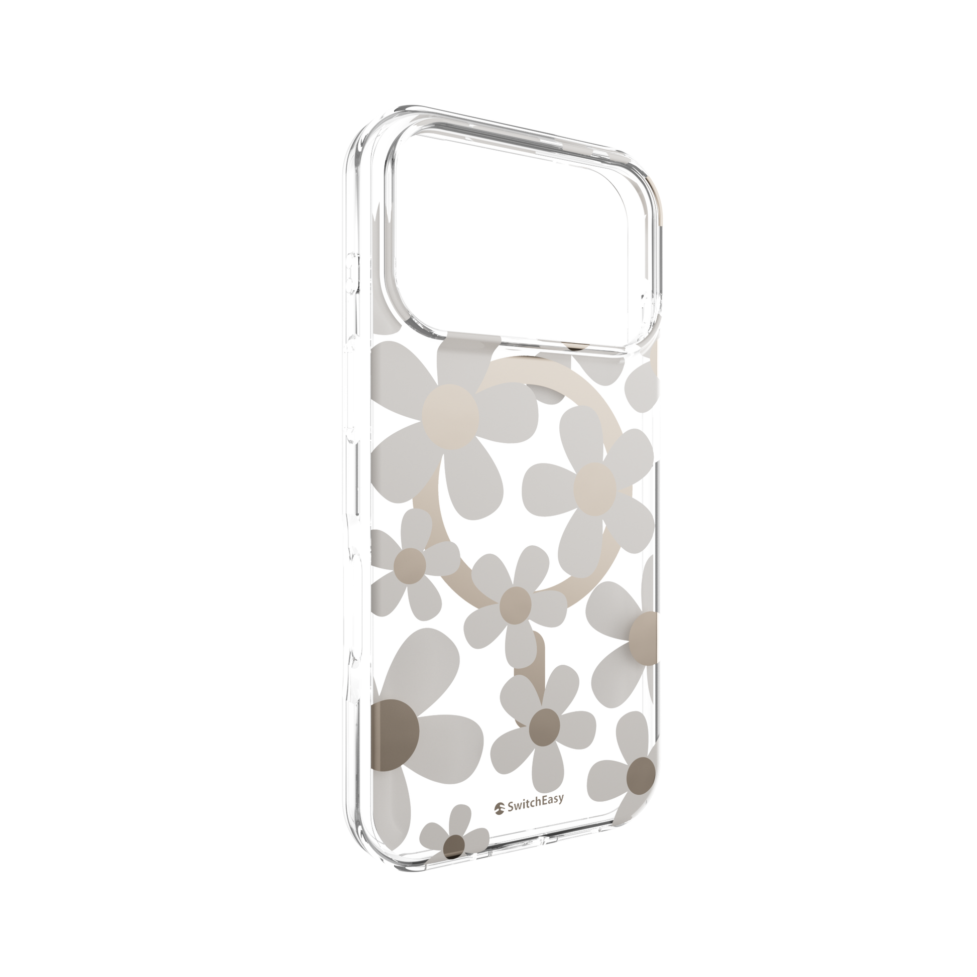 The Digital Gadgets (Terminal 2) – Phone Cases – SwitchEasy iPhone 17 Pro Fleur M 3D Patterned Protective Case, Golden…