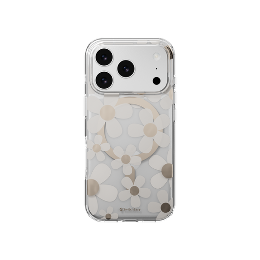 The Digital Gadgets (Terminal 2) – Phone Cases – SwitchEasy iPhone 17 Pro Fleur M 3D Patterned Protective Case, Golden…