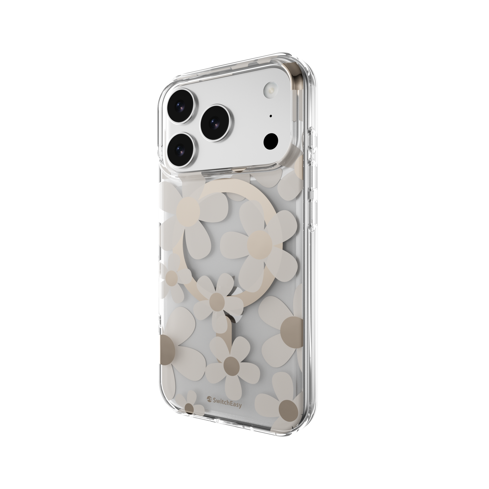 The Digital Gadgets (Terminal 2) – Phone Cases – SwitchEasy iPhone 17 Pro Fleur M 3D Patterned Protective Case, Golden…