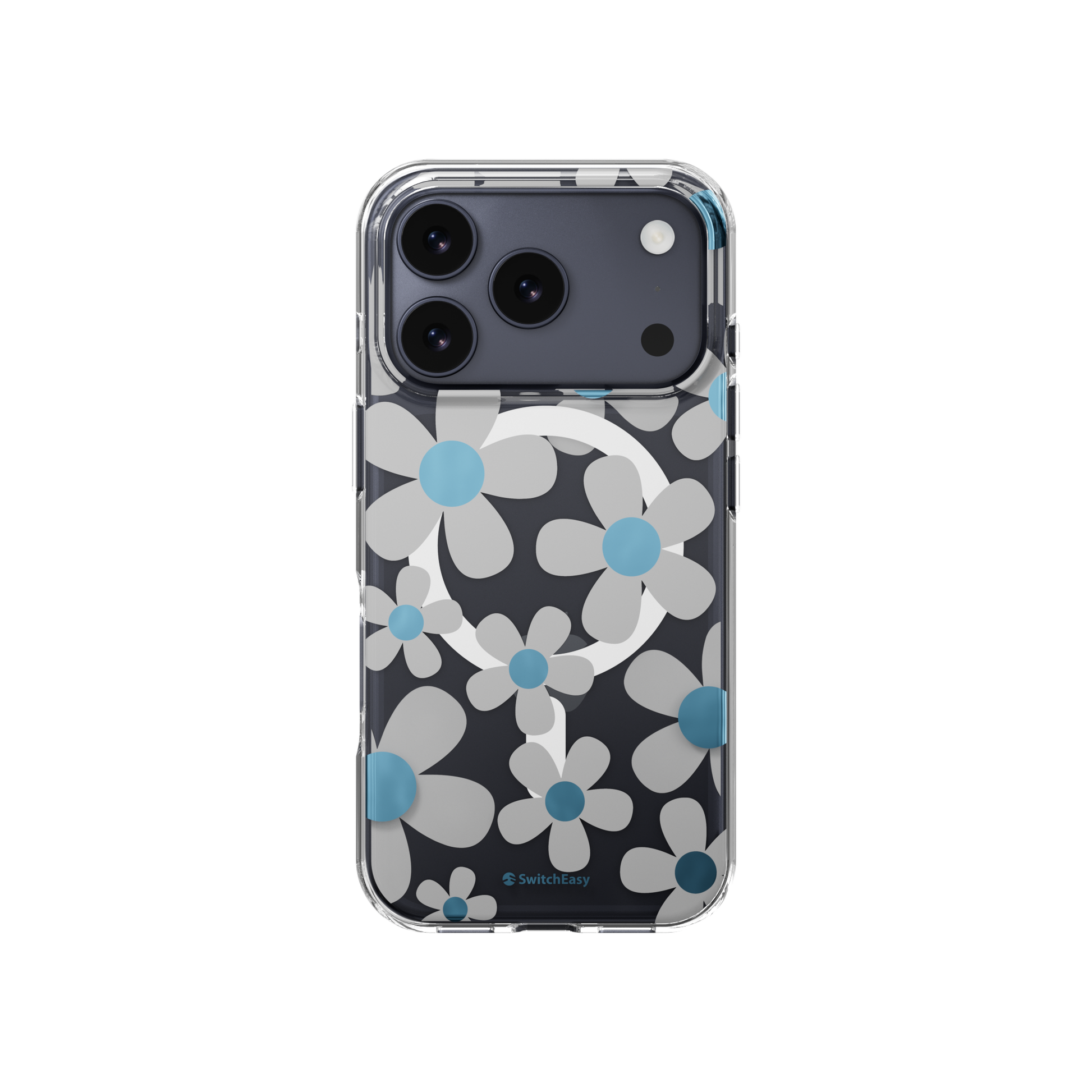 The Digital Gadgets (Terminal 2) – Phone Cases – SwitchEasy iPhone 17 Pro Fleur M 3D Patterned Protective Case, Blue Gr…