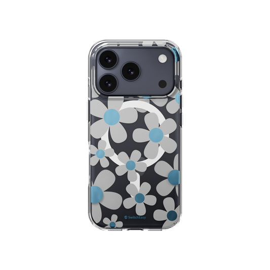 The Digital Gadgets (Terminal 2) – Phone Cases – SwitchEasy iPhone 17 Pro Fleur M 3D Patterned Protective Case, Blue Gr…
