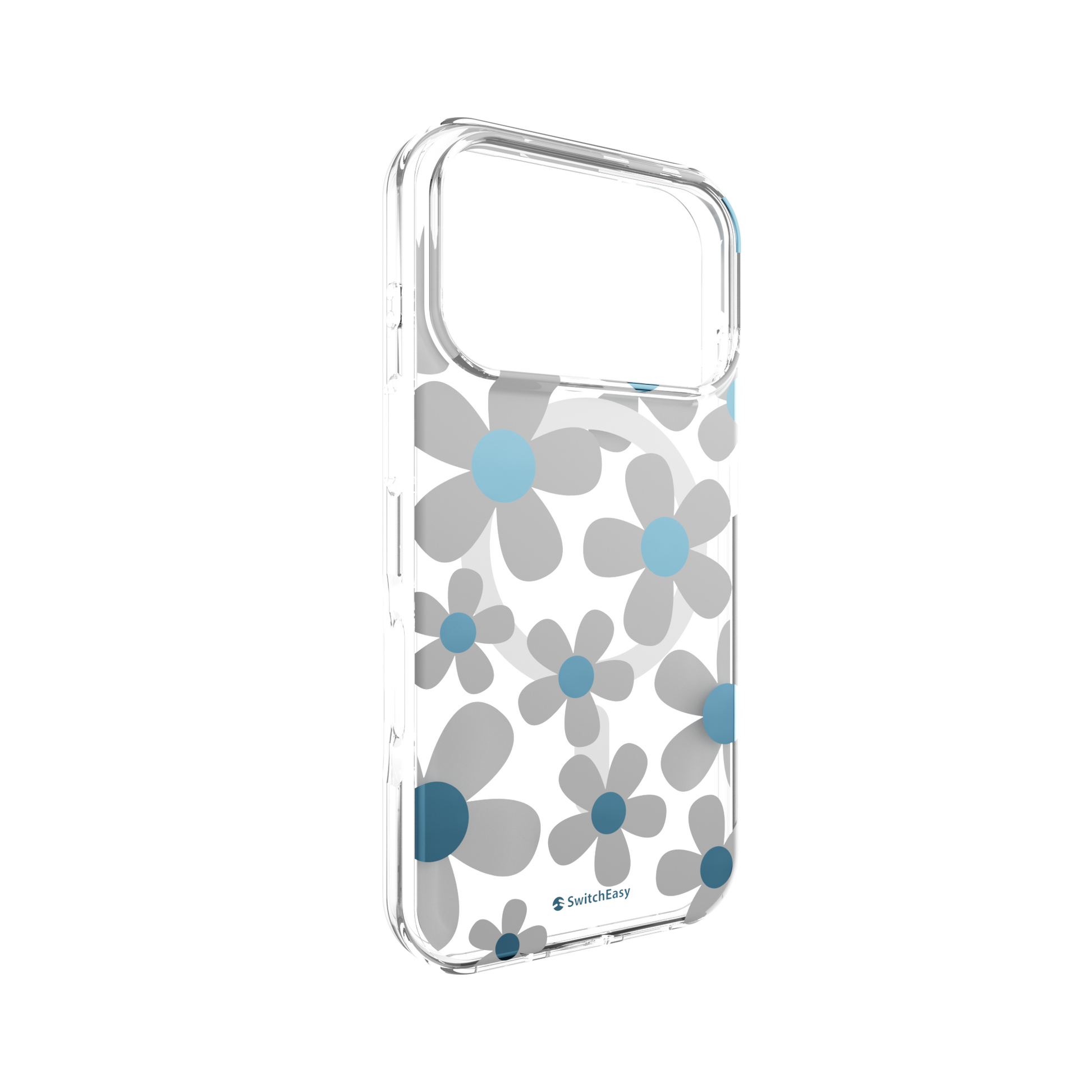 The Digital Gadgets (Terminal 2) – Phone Cases – SwitchEasy iPhone 17 Pro Fleur M 3D Patterned Protective Case, Blue Gr…